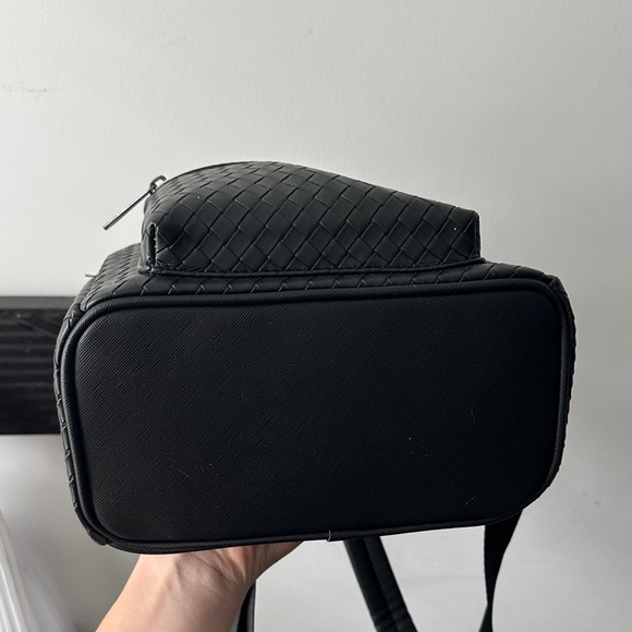 Loungefly Black Woven Disney Mickey Backpack - Picture 5 of 5